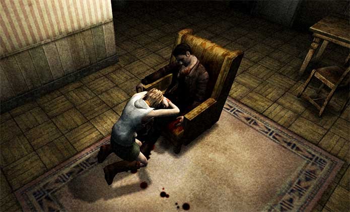 Heather encontra seu pai morto em Silent Hill 3 (Foto: Reprodução/Felipe Vinha)