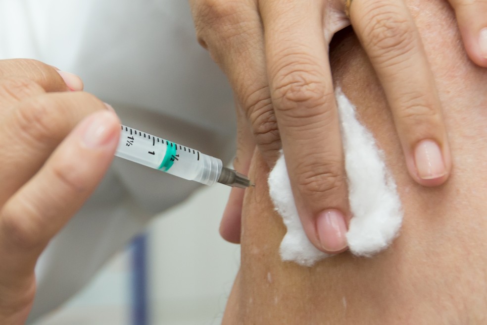Campanha de vacinaÃ§Ã£o contra a gripe  â€” Foto: DivulgaÃ§Ã£o