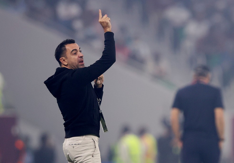 Xavi Al Sadd Al Rayyan — Foto: Reuters