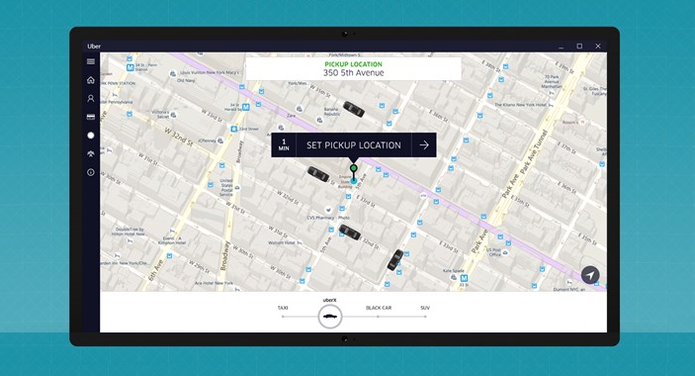 Uber lança app universal para PCs e tablets com Windows 10 (Foto: Divulgação/Uber)
