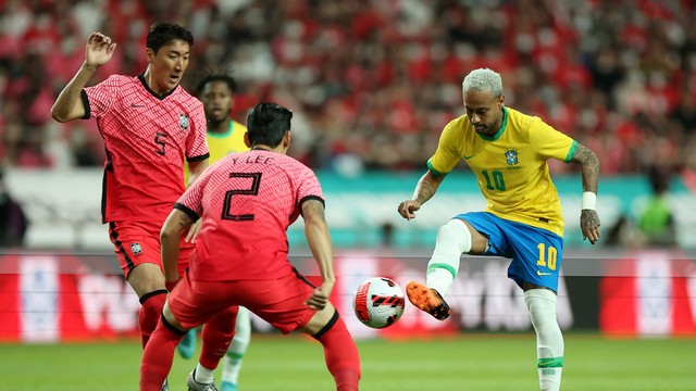 Neymar Brasil Coreia do Sul