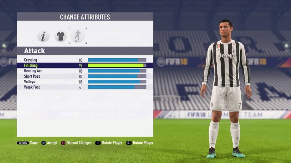 Cristiano Ronaldo é um dos melhores jogadores da história de FIFA (Foto: Reprodução/Murilo Molina)