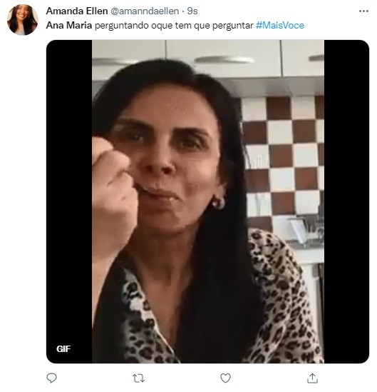Internauta comenta participação de Jade Picon no 'Mais você' (Foto: Reprodução)