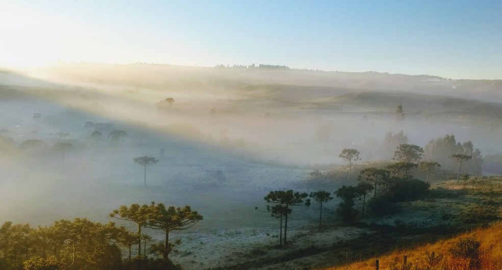 Previsão é de um dia com tempo seco e sol em SC (Foto: Mycchel Hudsonn Legnaghi/São Joaquim Online)