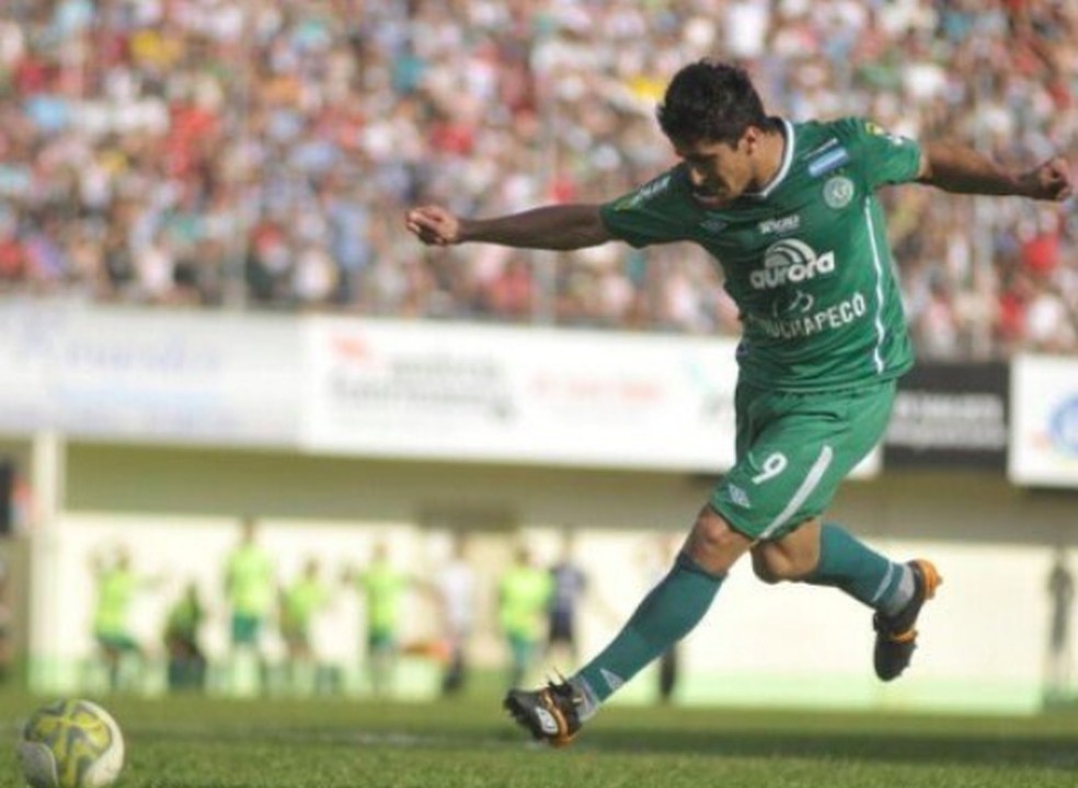 Aloisio em atuação pela Chapecoense — Foto: Reprodução/Arquivo pessoal