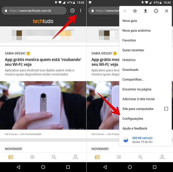Como Traduzir Uma Pagina No Google Chrome Pelo Celular Navegadores Techtudo
