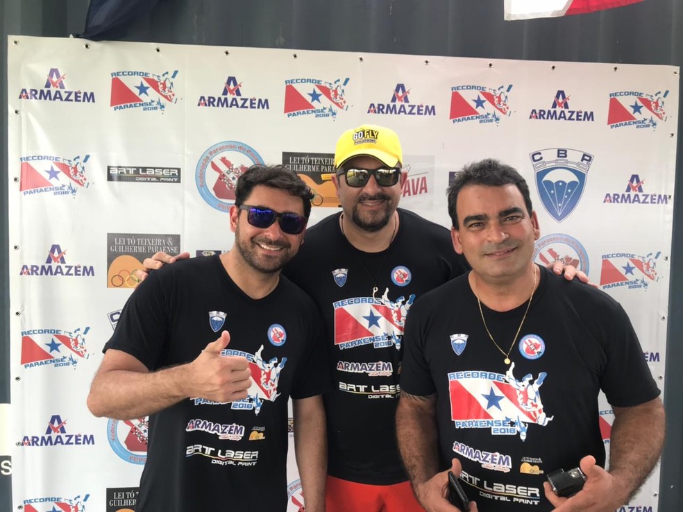 Atletas de Ariquemes foram convidados por federação para fazer salto (Foto: Alex Sarkis/Arquivo Pessoal)