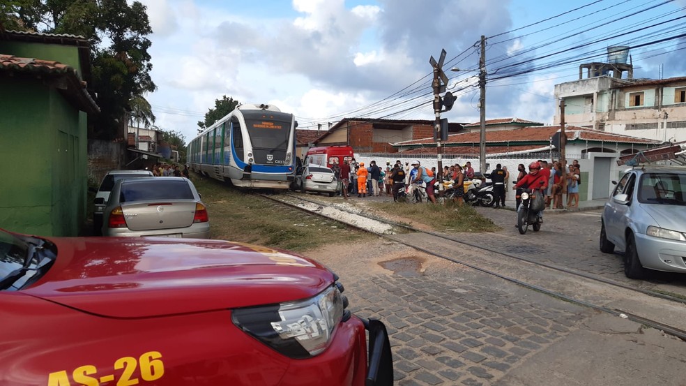 Acidente aconteceu na Zona Oeste de Natal &mdash; Foto: S&eacute;rgio Henrique Santos/Inter TV Cabugi