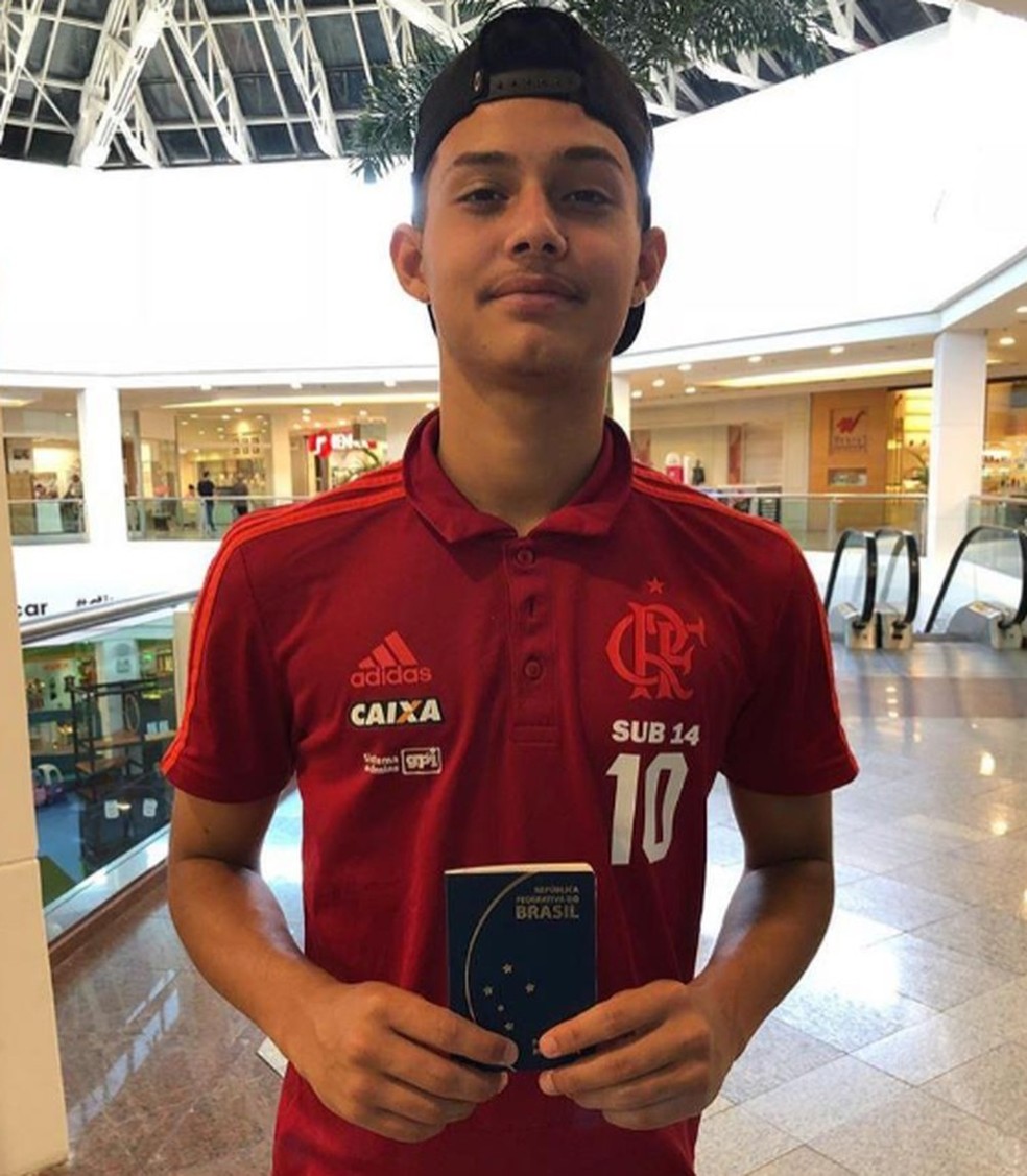 Cauan Emanuel &eacute; um dos sobreviventes da trag&eacute;dia no Flamengo &mdash; Foto: Arquivo Pessoal