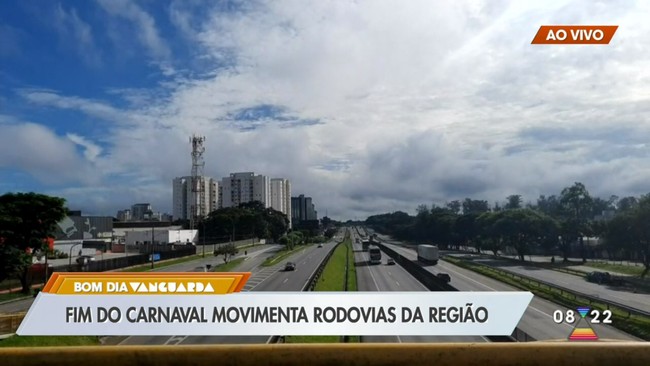 Fim do carnaval movimenta rodovias da região