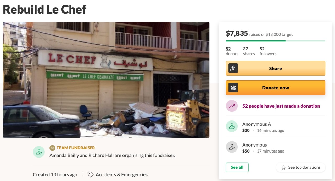 Russell Crowe faz doação de US$ 5 mil para dono de restaurante no Beirute (Foto: Reprodução)
