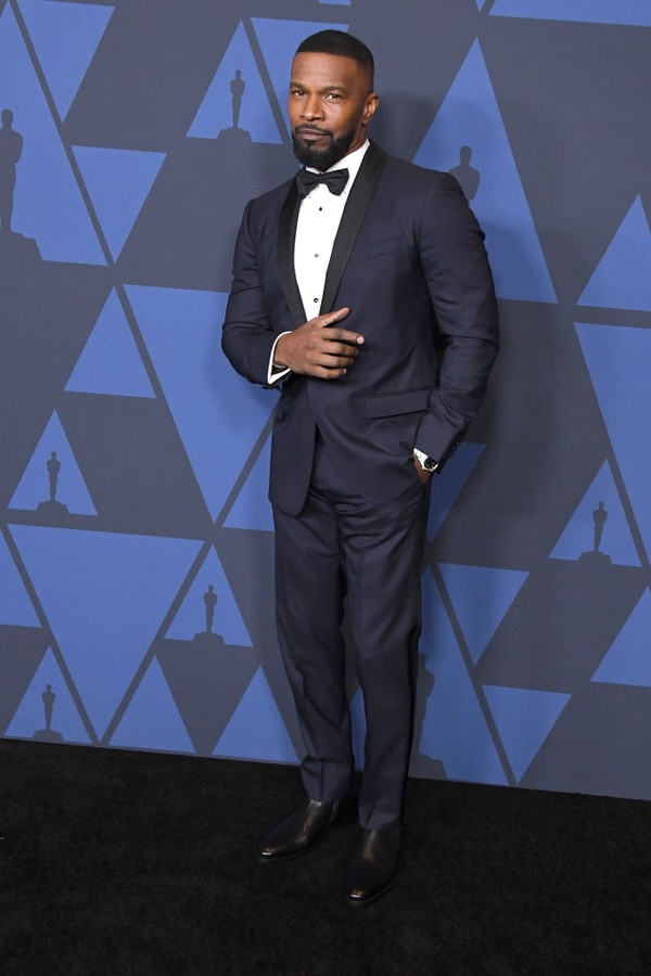 HOLLYWOOD, CALIFORNIA - OCTOBER 27:  Jamie Foxx arrives at the Academy Of Motion Picture Arts And Sciences' 11th Annual Governors Awards at The Ray Dolby Ballroom at Hollywood & Highland Center on October 27, 2019 in Hollywood, California. (Photo by Steve (Foto: WireImage)
