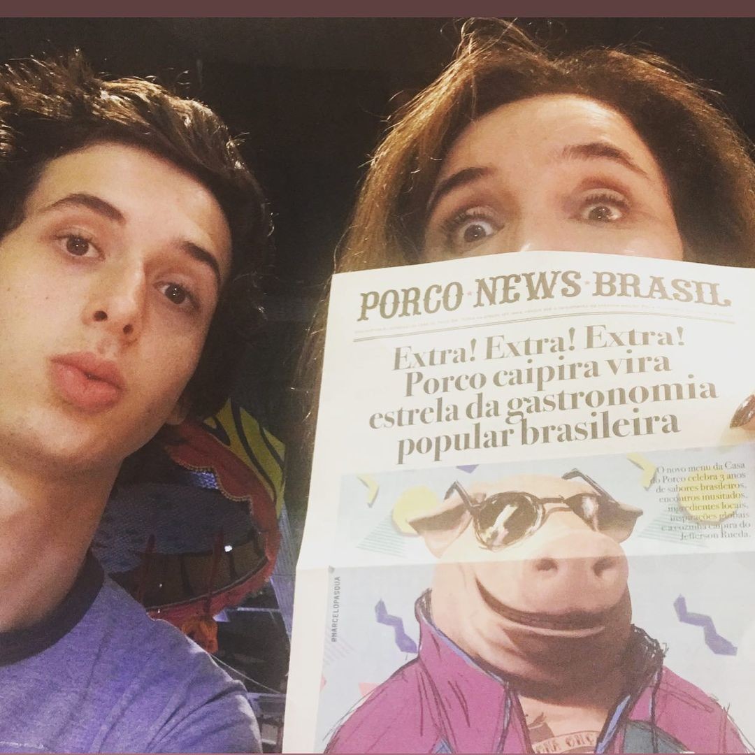 Marisa Orth e o filho, João (Foto: reproduçõa/instagram)