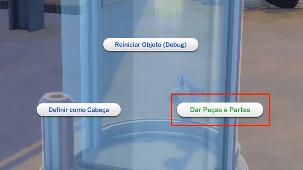 Use esse macete para conseguir peças e partes para fabricação no The Sims 4: Vida Sustentável — Foto: Reprodução/Tais Carvalho