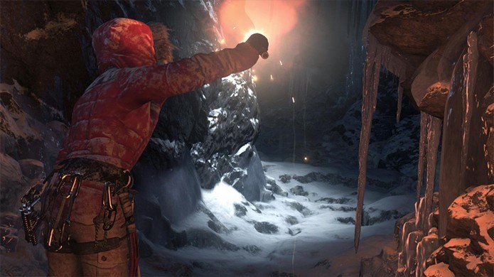 Em Rise of the Tomb Raider, os desafios de Lara serão mais tumbas e cavernas congeladas (Foto: Divulgação/Square Enix)