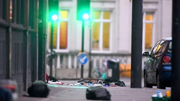 De acordo com o correspondente da BBC Duncan Kennedy, os relatos sobre o momento exato em que o ataque ocorreu ainda parecem contraditórios. (Foto: PA Media)