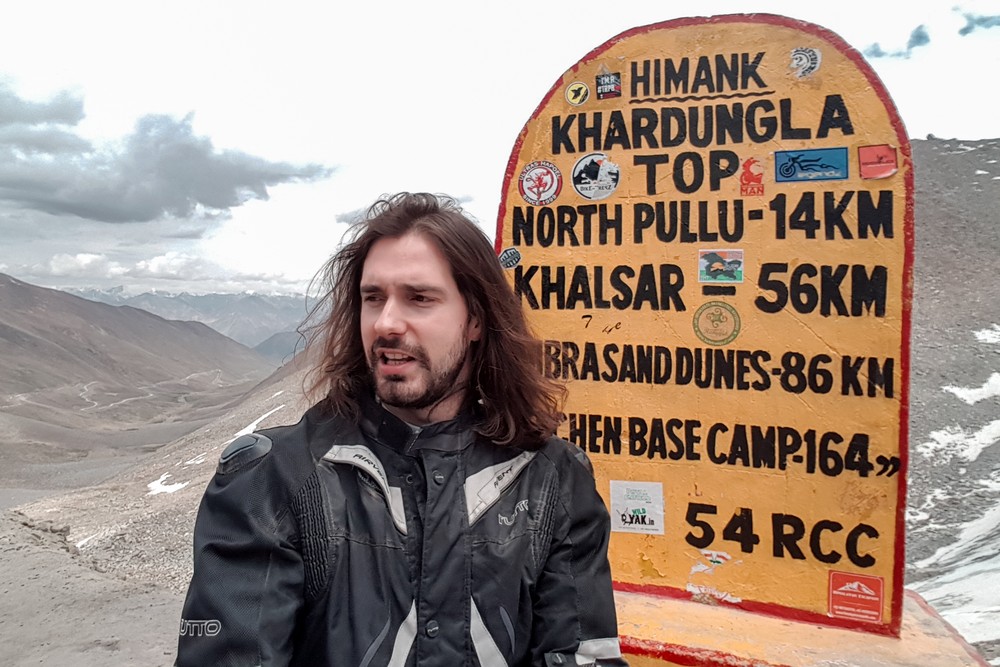No topo de Khardung La (Foto: G1 )