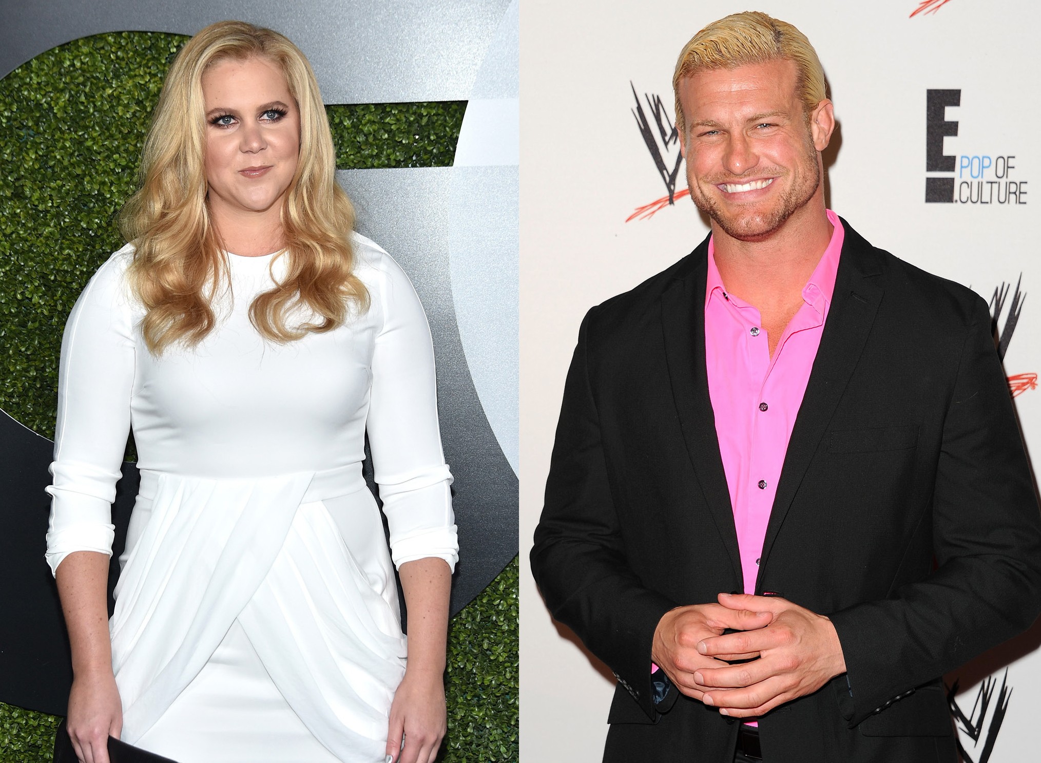 Amy Schumer e Dolph Ziggler (Foto: Getty Images)