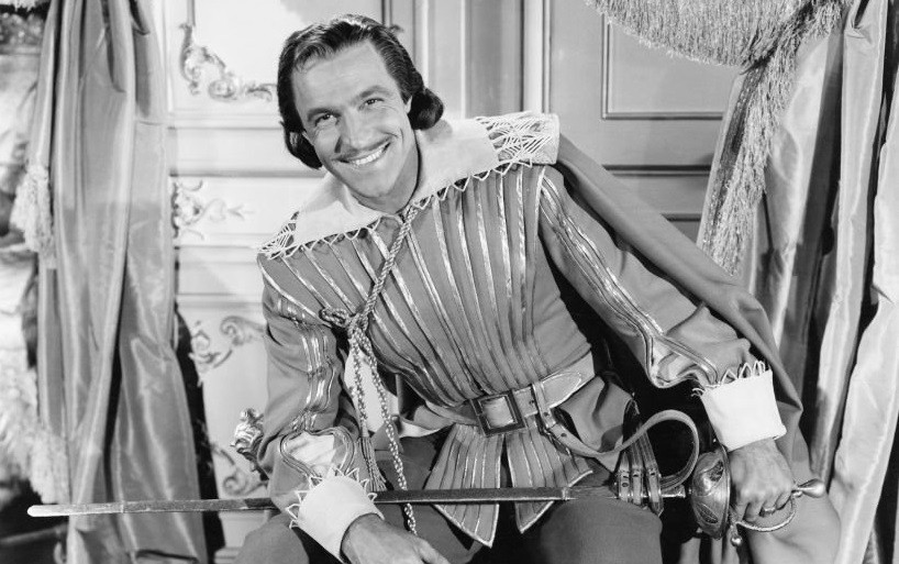Gene Kelly interpretou D'Artagnan em "Os três mosqueteiros" (1948), de George Sidney — Foto: Reprodução
