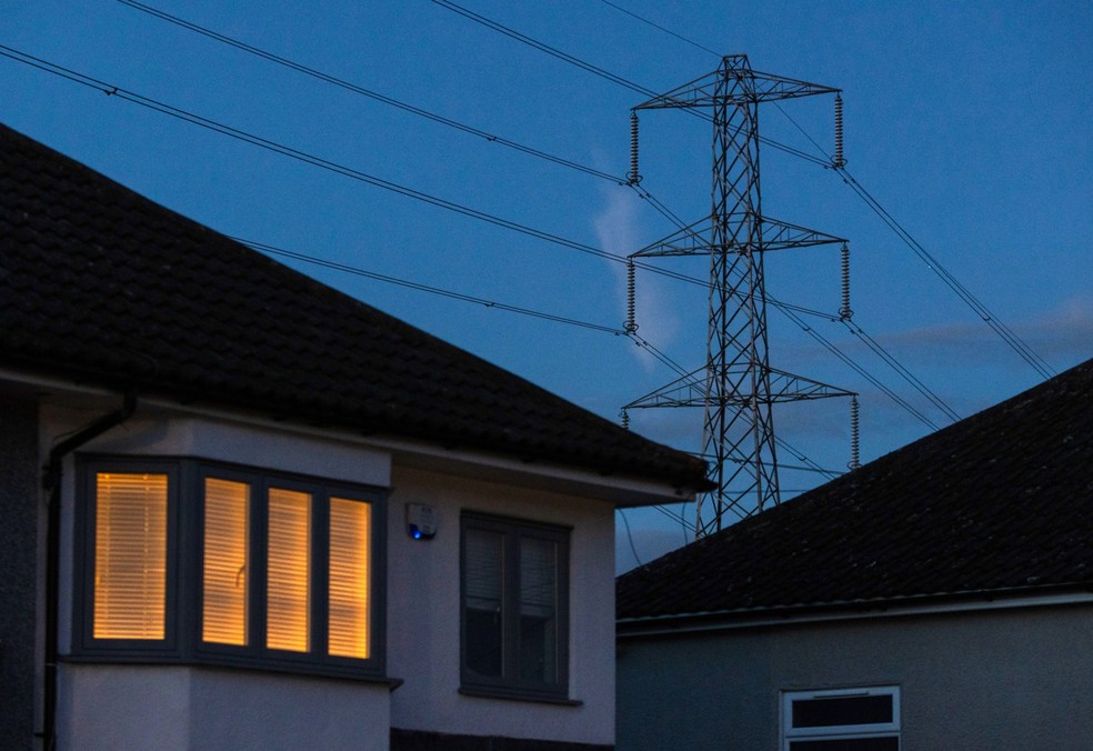 Grã-Bretanha já trabalha com a hipótese de apagões no inverno devido à escassez de gás — Foto: Bloomberg