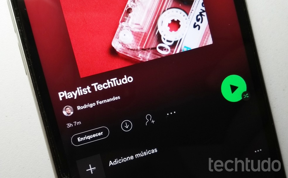 Spotify pode banir usuários que tenham o APK modificado instalado no celular — Foto: Rodrigo Fernandes/TechTudo