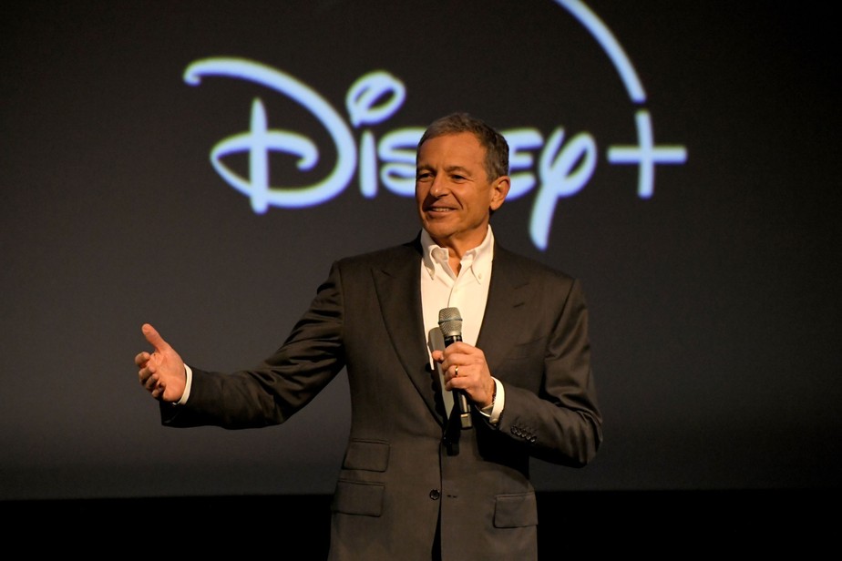 Bob Iger, CEO da Disney, apresenta resultados da empresa no primeiro trimestre fiscal de 2023