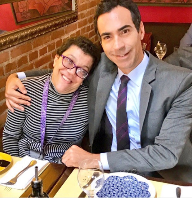 Gabriela e César Tralli no aniversário de 40 anos dela (Foto: Reprodução Instagram)