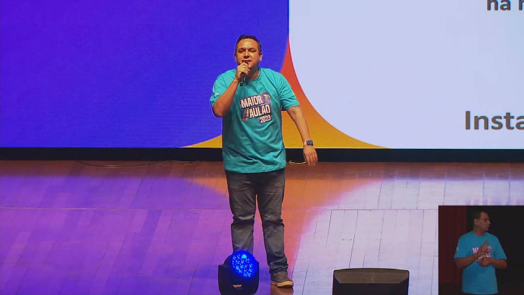 Professor Duzo fala sobre ecologia no 'Maior Aulo' de Gois