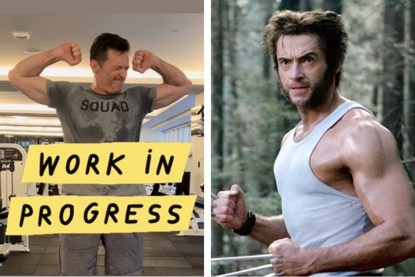 Hugh Jackman já iniciou os trabalhos para virar Wolverine novamente (Foto: Reprodução/Instagram)
