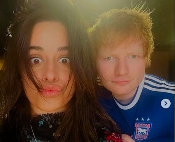 Camila Cabello e Ed Sheeran (Foto: Instagram)