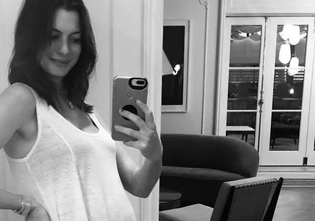 Anne Hathaway anuncia segunda gravidez (Foto: Reprodução/Instagram)