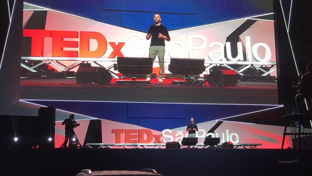 Marc Tawill, durante TEDx São Paulo (Foto: Divulgação)