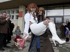 Russo faz surpresa para noiva e se casa vestido de capitão Jack Sparrow