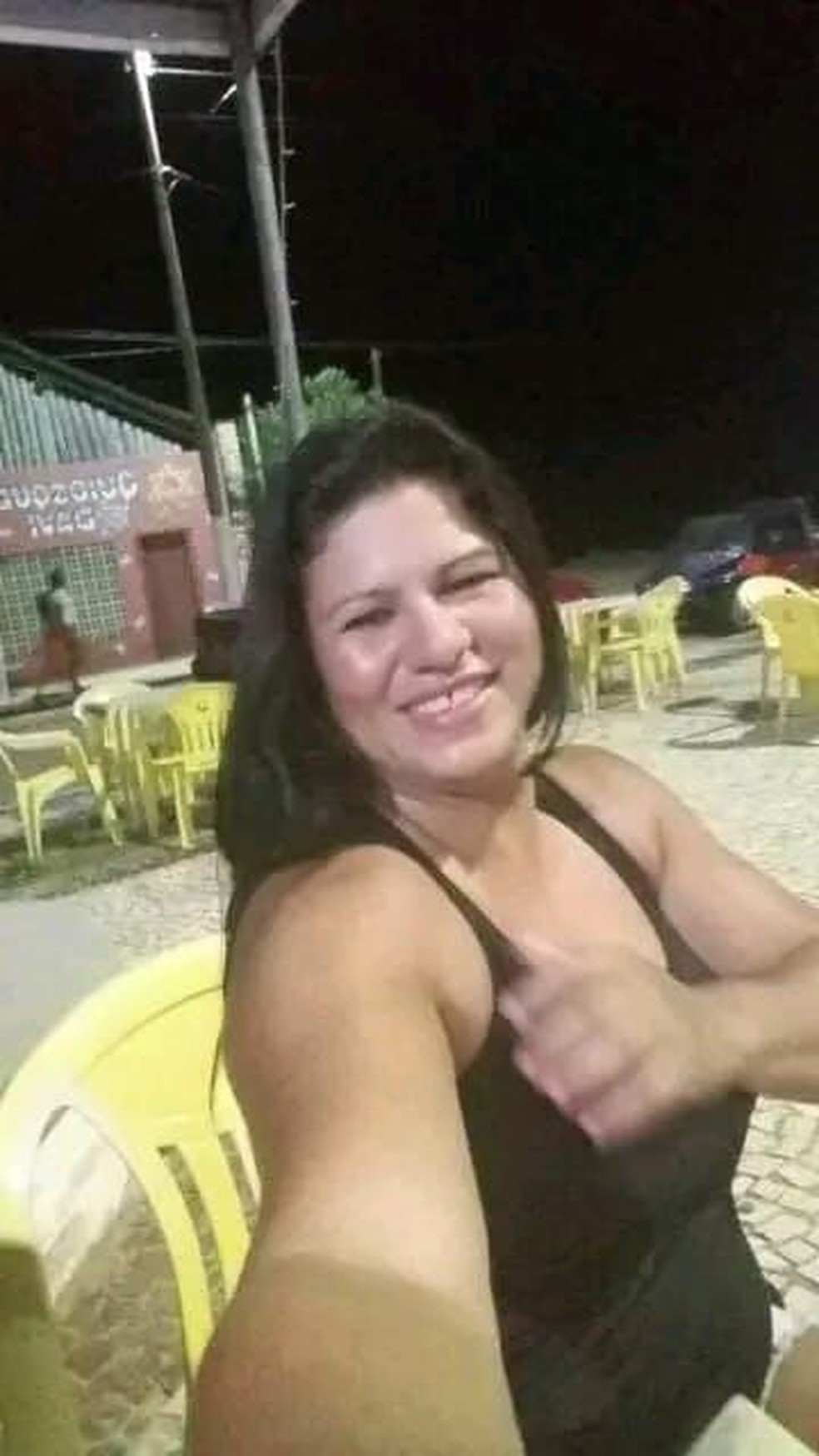 Jouze Ferreira Clemente, de 40 anos, foi assassinada com seis tiros na praia de Muriú, na Grande Natal — Foto: Cedida