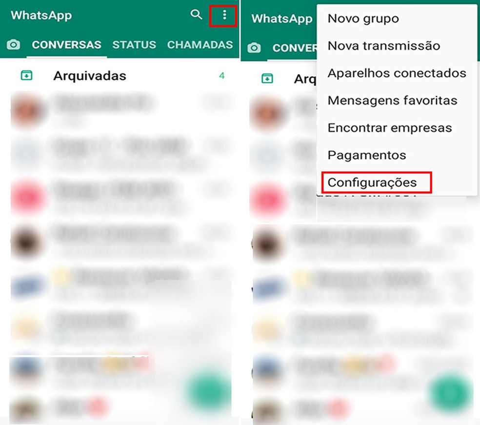 Passo a passo explica como bloquear por impressão digital o WhatsApp — Foto: Reprodução/Flávia Fernandes