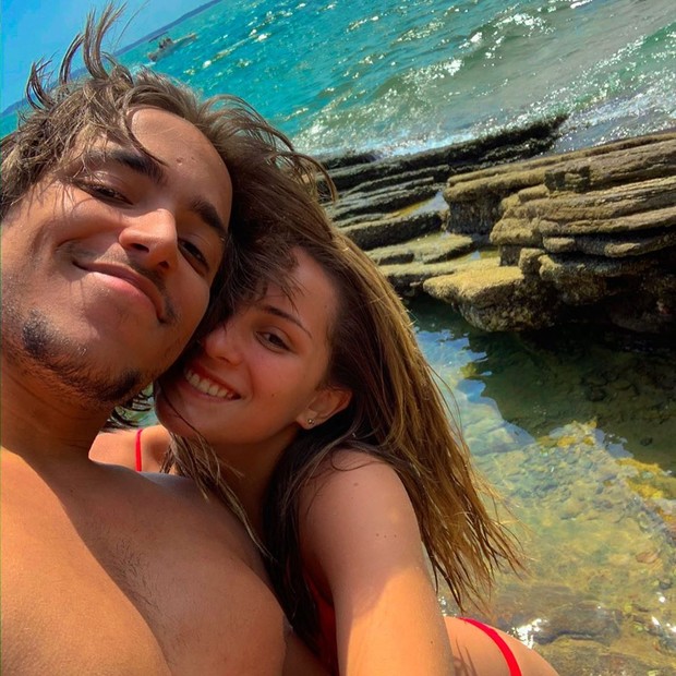 Luisa Perissé e o namorado, Ícaro Amado (Foto: Reprodução/Instagram)