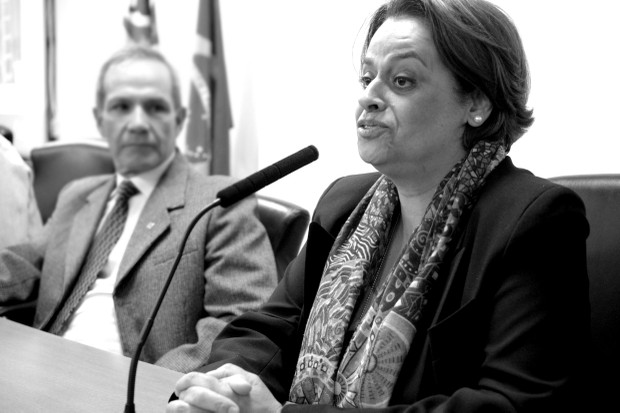 Maria Valéria é a delegada titular da 1a DDM (Foto: Divulgação Assembleia Legislativa do Estado de São Paulo)