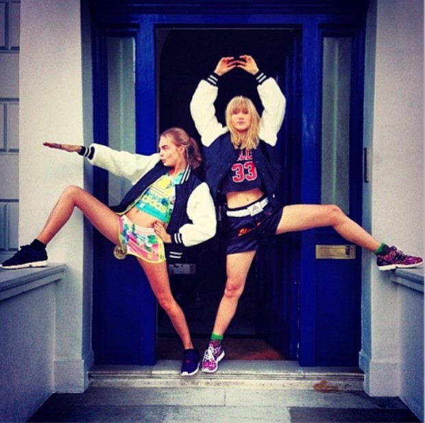 Cara Delevingne e Suki Waterhouse (Foto: Reprodução/Instagram)