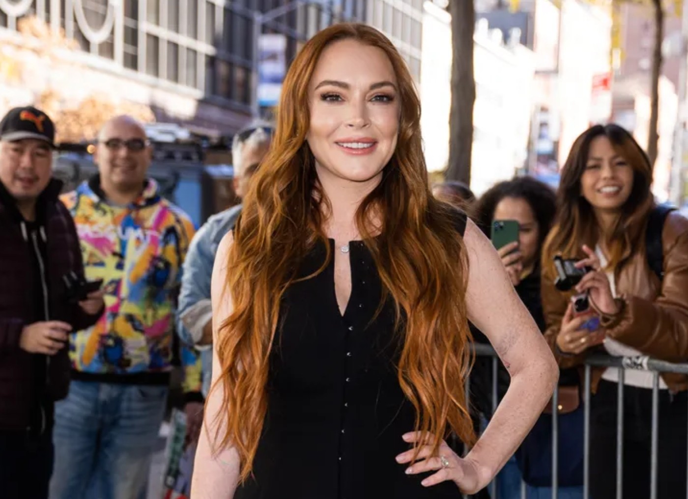 Lindsay Lohan está grávida do primeiro filho com o marido, Bader Shammas. Ela anunciou a novidade no dia 14 de março— Foto: Getty Images