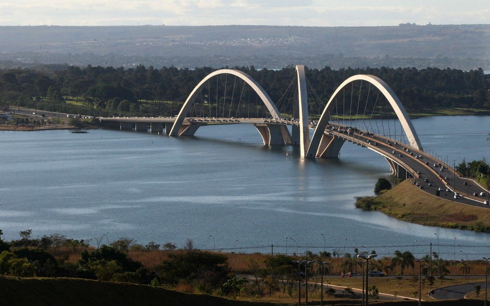 Orla do Lago Paranoá, em Brasília — Foto: Toninho Tavares/GDF/Divulgação