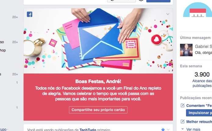 Como Criar Um Cartao De Boas Festas No Facebook Dicas E Tutoriais Techtudo