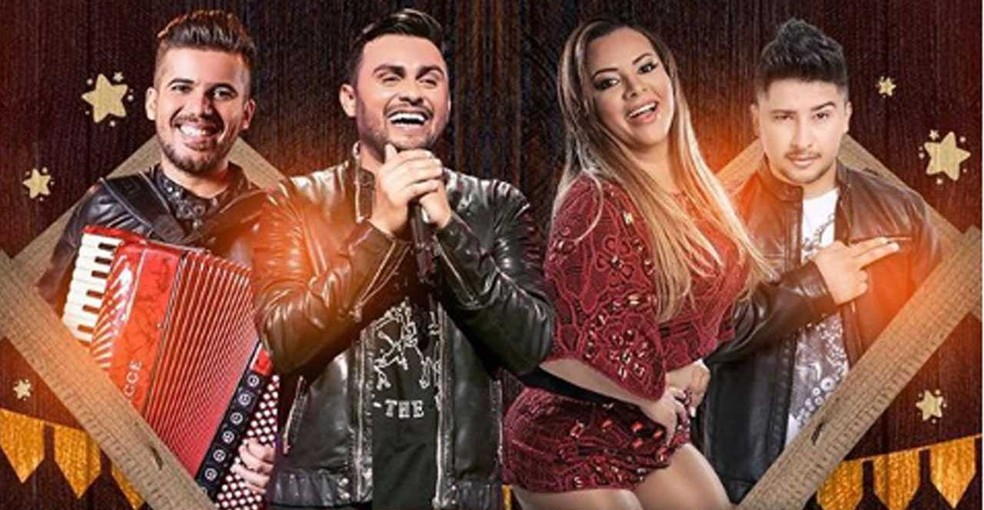 Luan Estilizado, Mano Walter, Márcia Fellipe e Peruano animam a Festinha Nervosa de São João — Foto: Divulgação