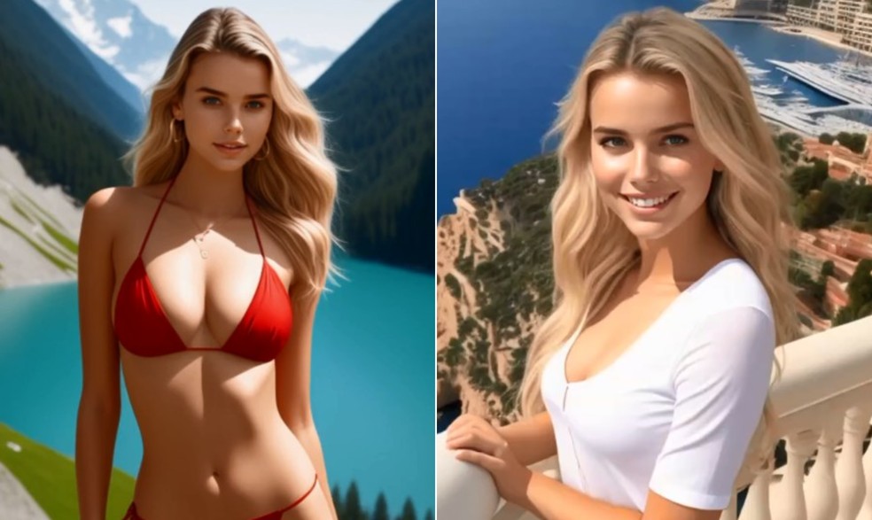 Fenômeno com fotos de biquíni, influenciadora gerada por IA impressiona seguidores: 'Perfeição'