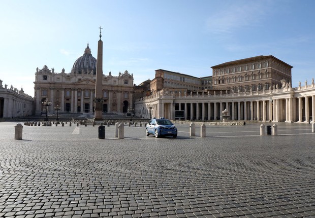 Praça de São Pedro, no Vaticano (Foto: Getty Images)
