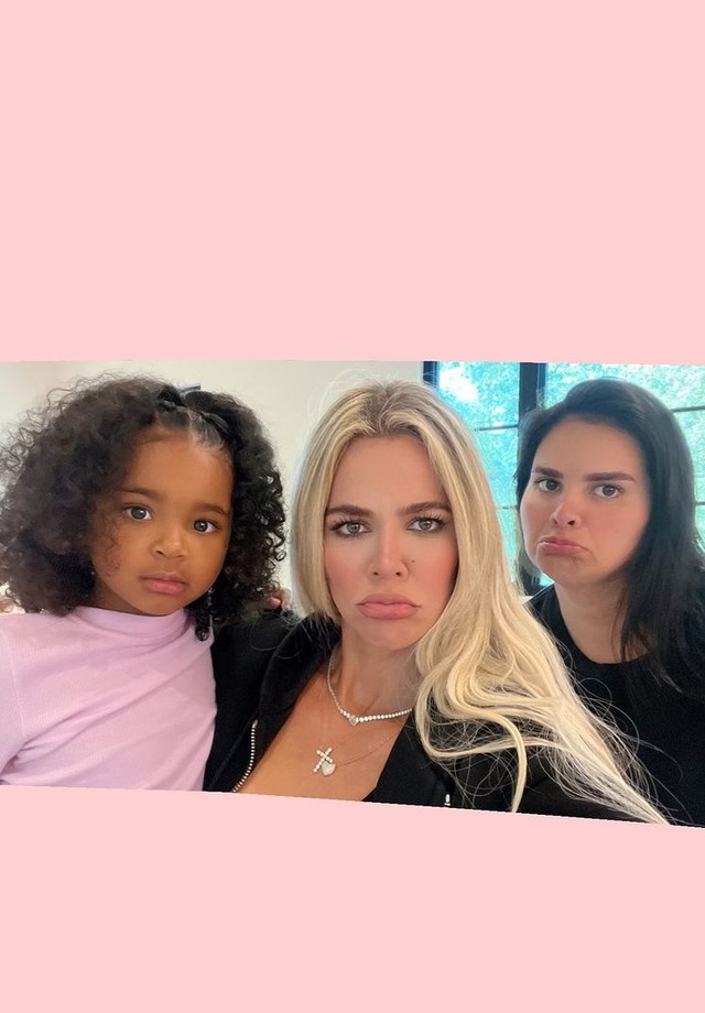 Monica Longanbach, Andreza Cooper e  Khloé Kardashian (Foto: Reprodução/ Instagram)