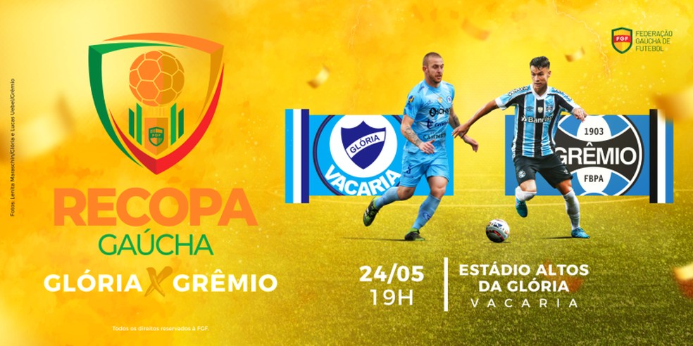 Que dia vai ser a Recopa gaúcha?