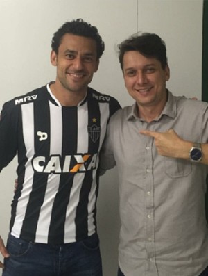 Fred com a camisa do Atlético-MG (Foto: Reprodução/ Instagram)