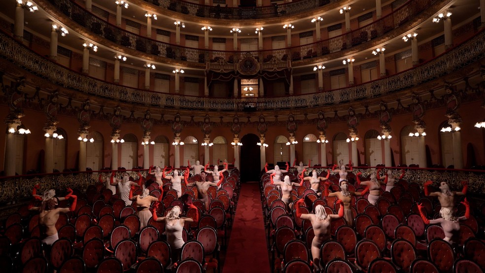 Imagens gravadas no Teatro Amazonas. — Foto: Arquivo/Gandhicats