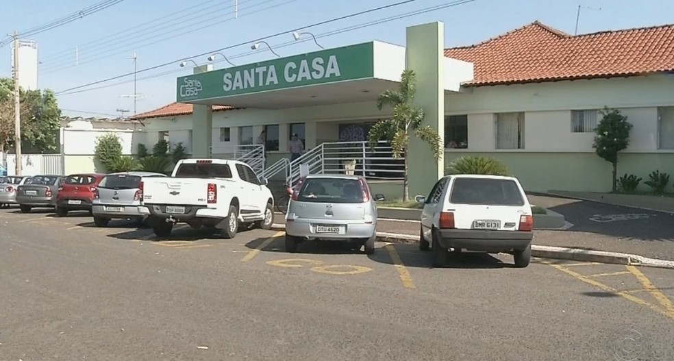 Santa Casa de Santa Fé do Sul — Foto: Reprodução/TV TEM