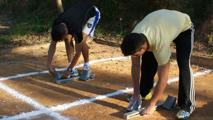 Estudantes preparam I Festival de Atletismo IF Sudeste Rio Pomba (Foto: Assessoria IF Sudeste/Divulgação)